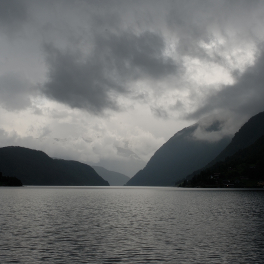 <p><em>Ulvik, Hardanger, Norway</em>. Chromogenic Transparency, LED Light Panel. 24&rdquo; x 36&rdquo; 2007</p>