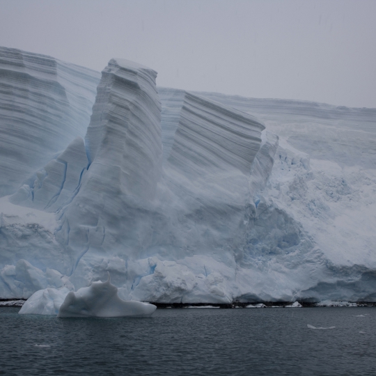 <p><em>Antarctica _3FJ3593</em> Chromogenic Transparency, LED Light Panel. 24&rdquo; x 36&rdquo; 2007</p>