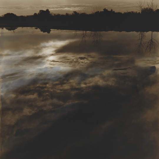 <p><em>Pond Round Top</em>, Gelatin Silver Print, Sepia Toned, hand painted. 7</p>