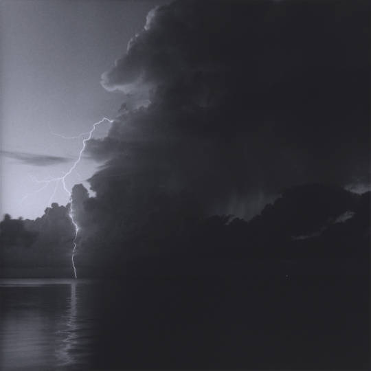 <p><em>Lightning Storm, Kemah</em>, Gelatin Silver Print, Gold Toned. 13</p>